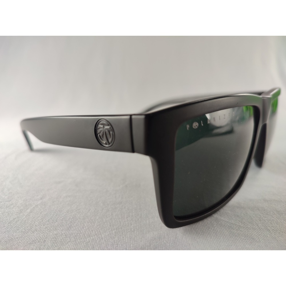 Heatwave Visual Vise Sunglasses Matte Black Polarized Lens ANSI Z87+ Rated
